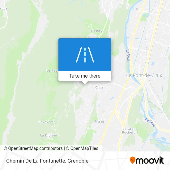 Chemin De La Fontanette map