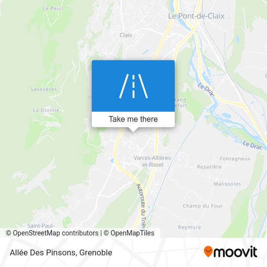 Allée Des Pinsons map