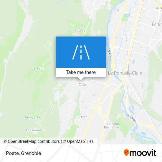 Poste map