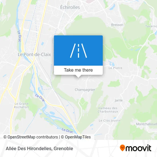 Allée Des Hirondelles map