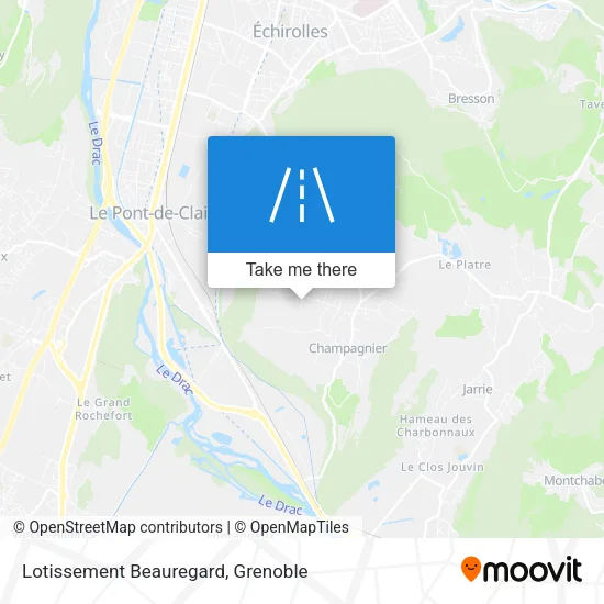 Lotissement Beauregard map