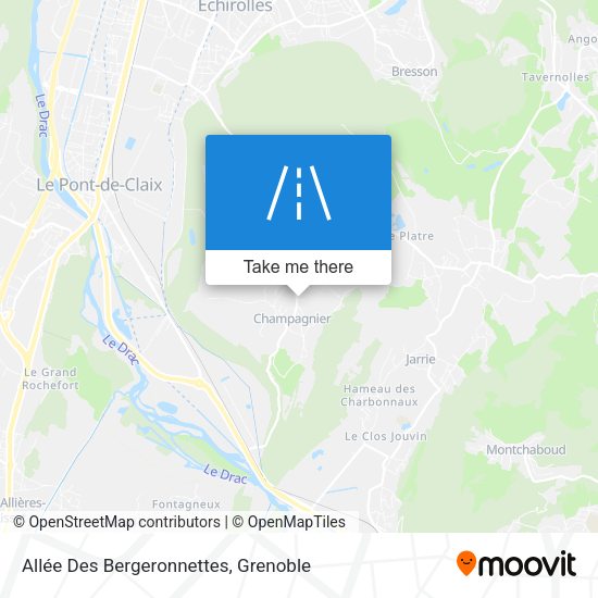 Allée Des Bergeronnettes map