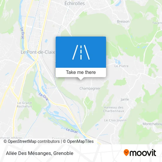 Allée Des Mésanges map