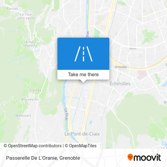 Passerelle De L'Oranie map