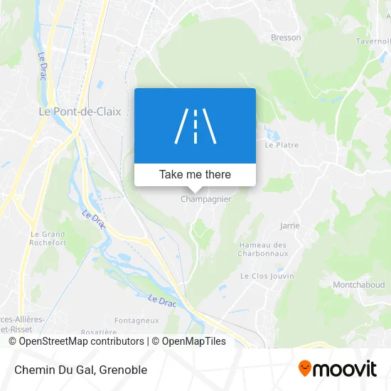 Chemin Du Gal map