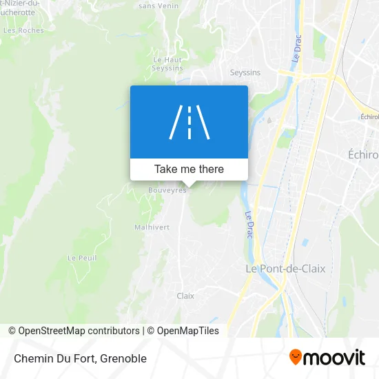 Chemin Du Fort map