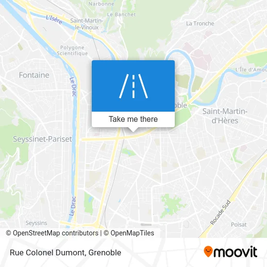 Rue Colonel Dumont map