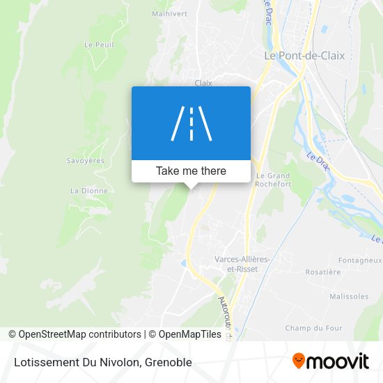 Lotissement Du Nivolon map