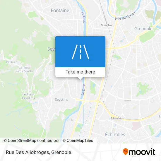 Rue Des Allobroges map