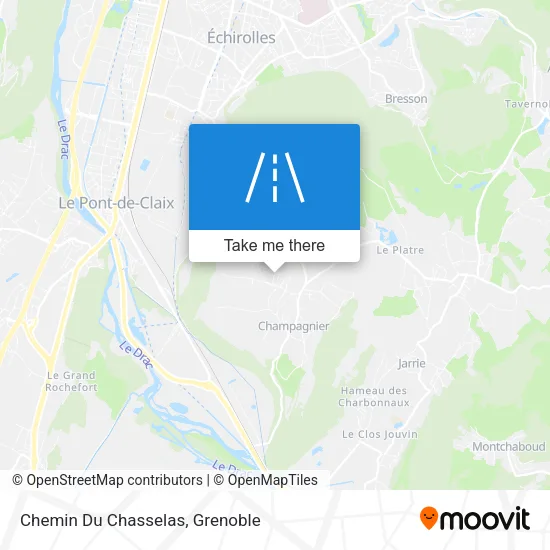 Chemin Du Chasselas map