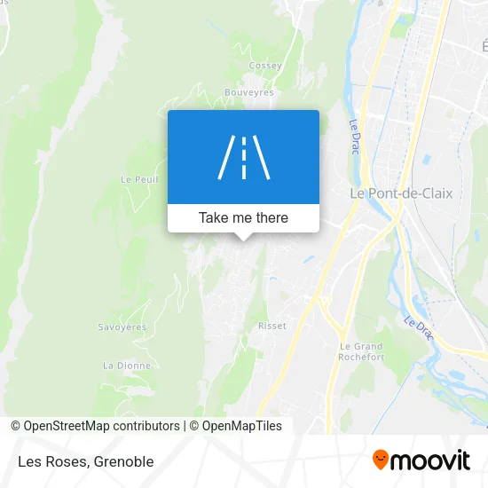 Les Roses map
