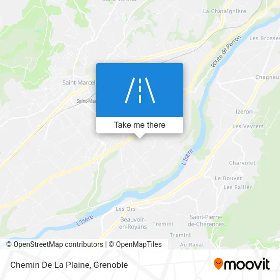 Chemin De La Plaine map