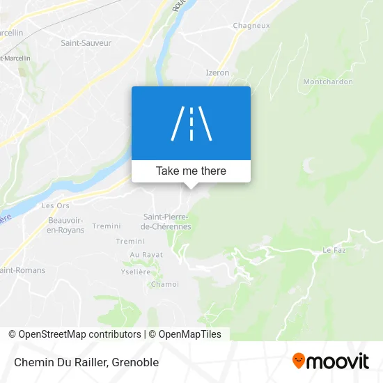 Chemin Du Railler map