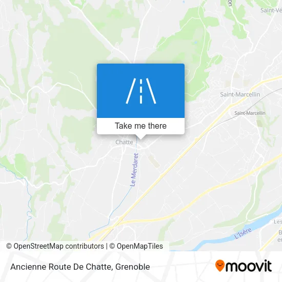 Ancienne Route De Chatte map