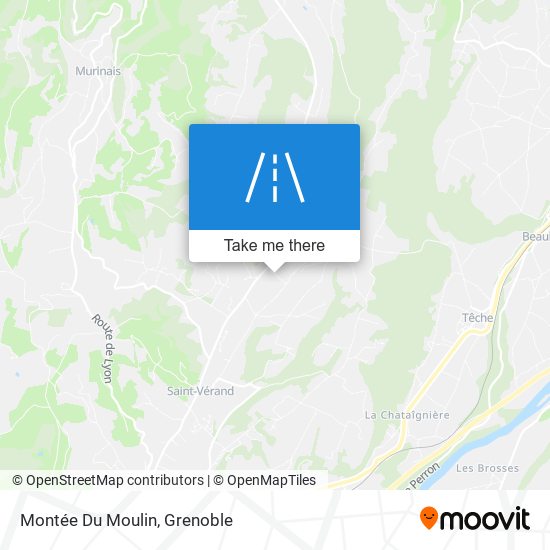 Montée Du Moulin map