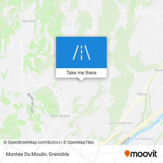 Montée Du Moulin map