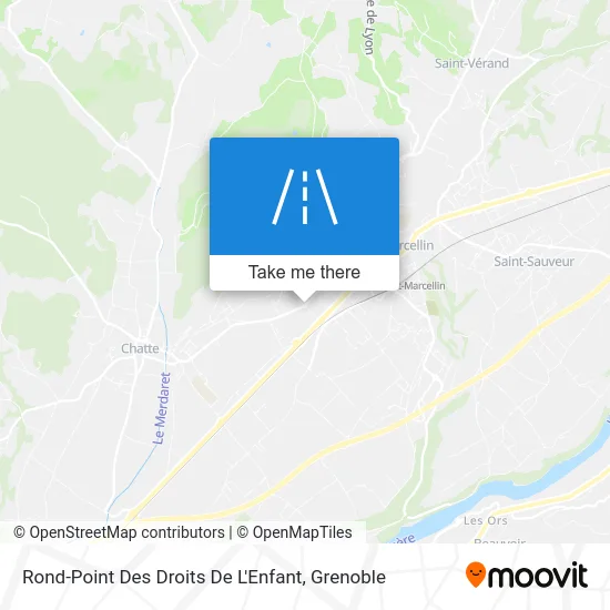 Rond-Point Des Droits De L'Enfant map