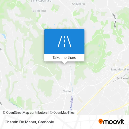 Chemin De Manet map