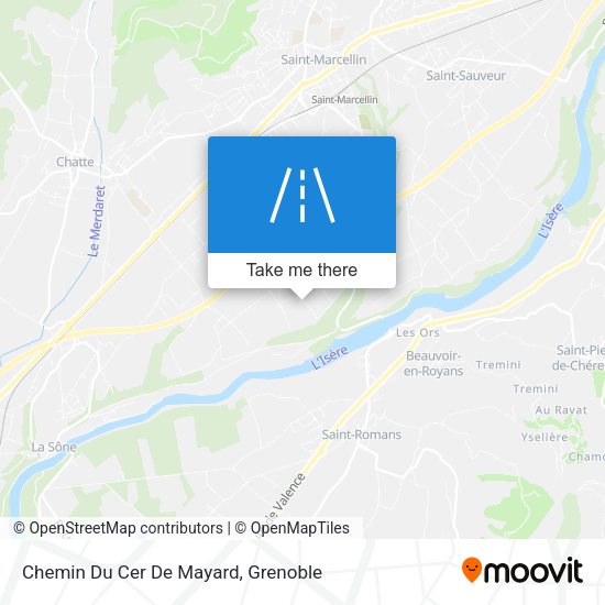 Chemin Du Cer De Mayard map