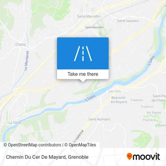 Chemin Du Cer De Mayard map
