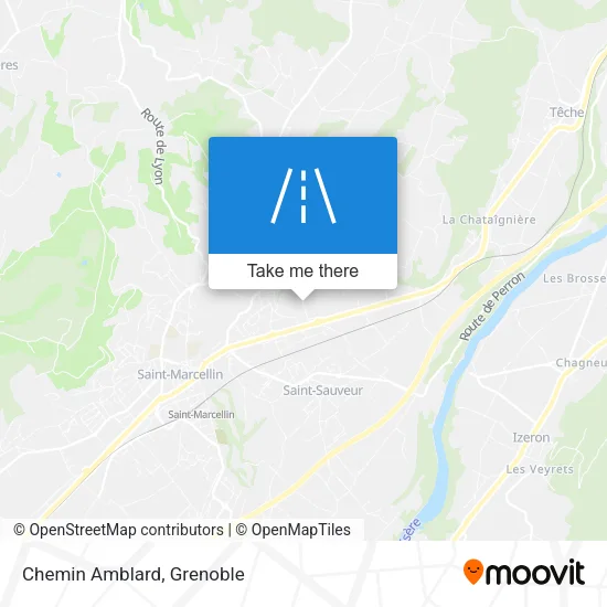 Chemin Amblard map