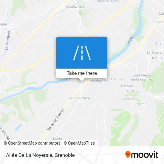 Allée De La Noyeraie map