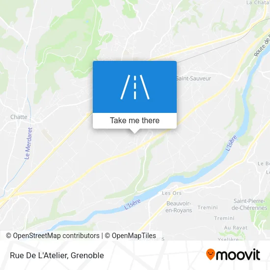 Rue De L'Atelier map