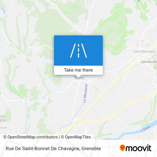 Rue De Saint-Bonnet De Chavagne map