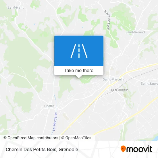 Chemin Des Petits Bois map