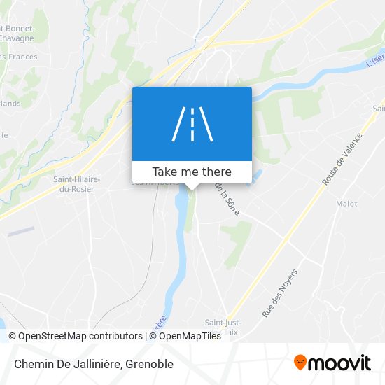 Chemin De Jallinière map
