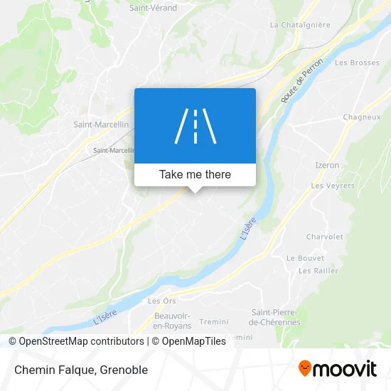 Chemin Falque map