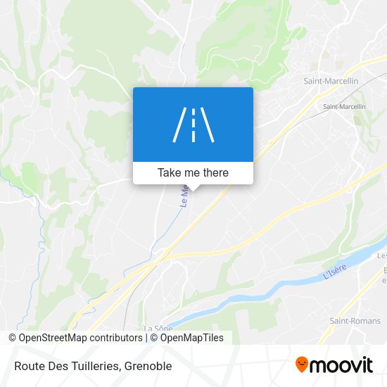 Route Des Tuilleries map