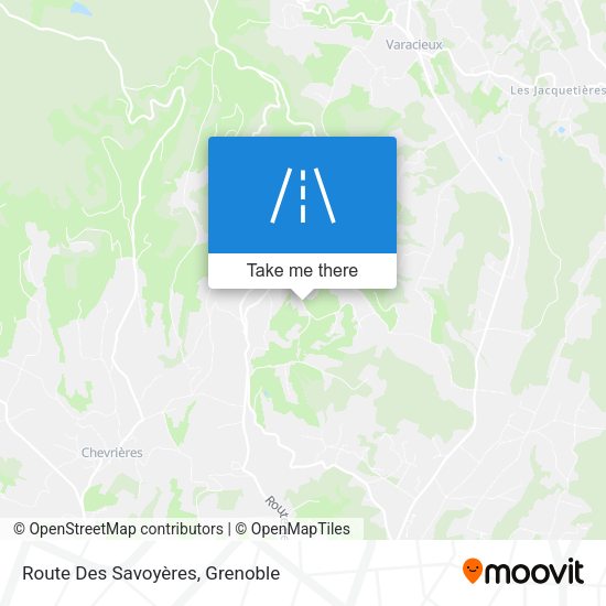 Route Des Savoyères map