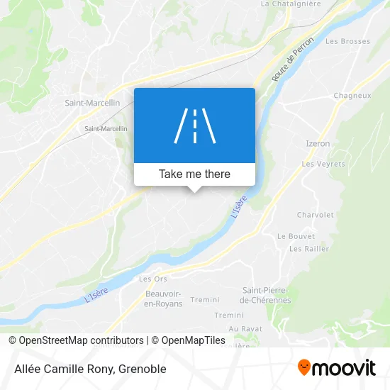 Allée Camille Rony map
