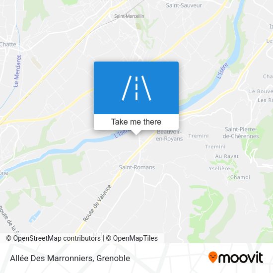 Allée Des Marronniers map