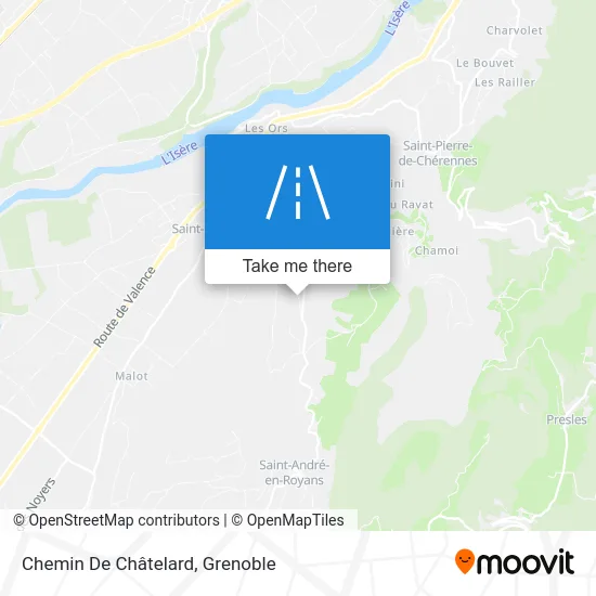 Chemin De Châtelard map
