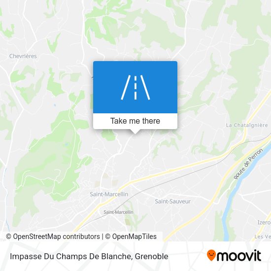 Impasse Du Champs De Blanche map