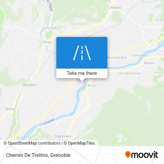 Chemin De Trellins map