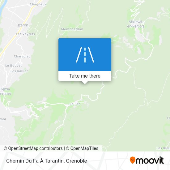 Chemin Du Fa À Tarantin map