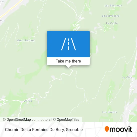 Chemin De La Fontaine De Bury map