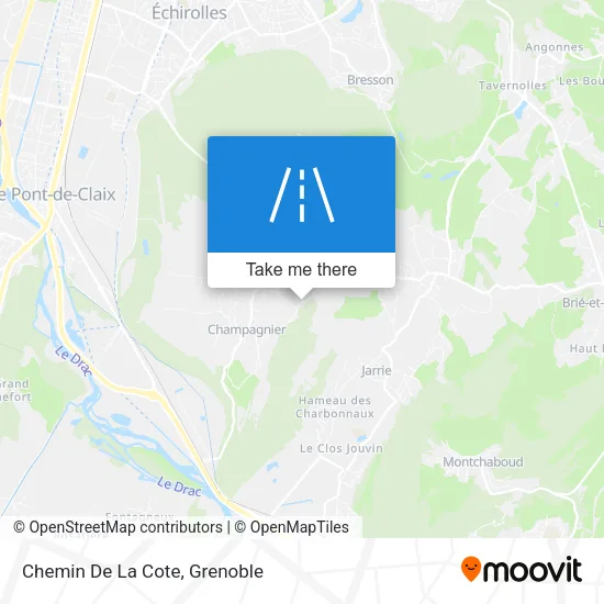 Chemin De La Cote map