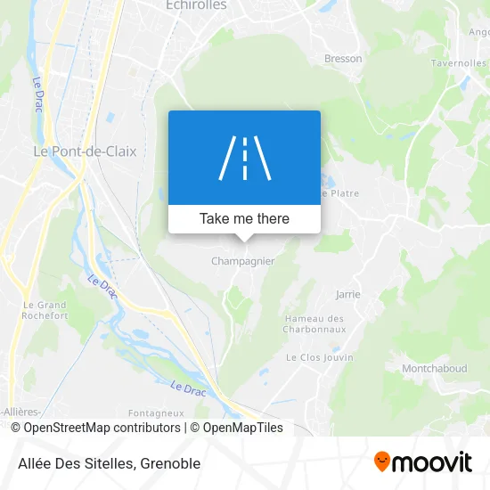 Allée Des Sitelles map