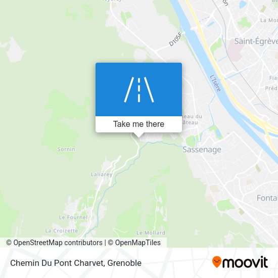Chemin Du Pont Charvet map