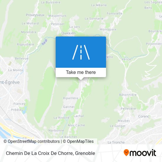 Chemin De La Croix De Chorre map