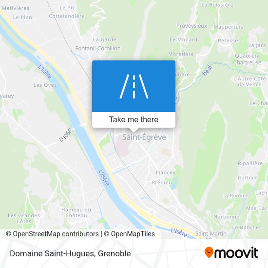 Domaine Saint-Hugues map