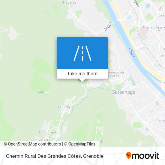 Chemin Rural Des Grandes Côtes map