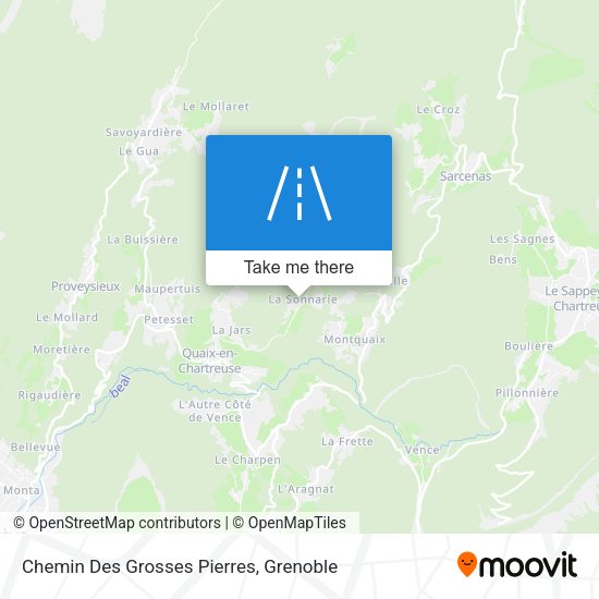 Chemin Des Grosses Pierres map