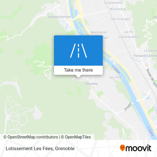 Lotissement Les Fées map