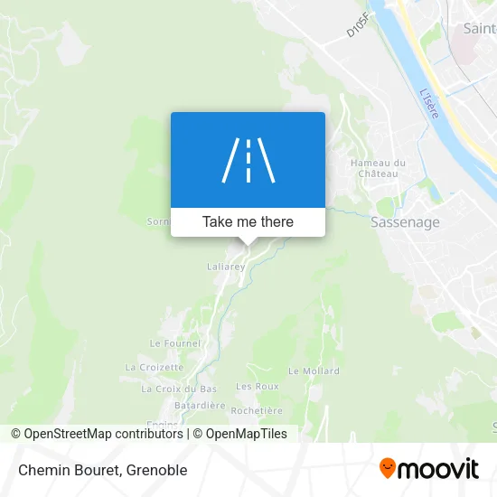 Chemin Bouret map