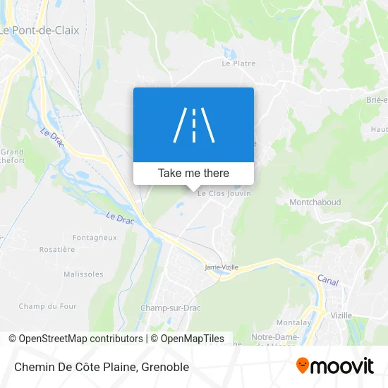 Chemin De Côte Plaine map
